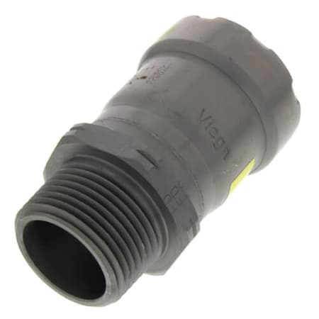 Escenografia 1 in. Steel Adapter MegaPressG, P X MPT Pipe Fitting, Black ES3443703